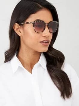 Prada Round Sunglasses - Tortoise
