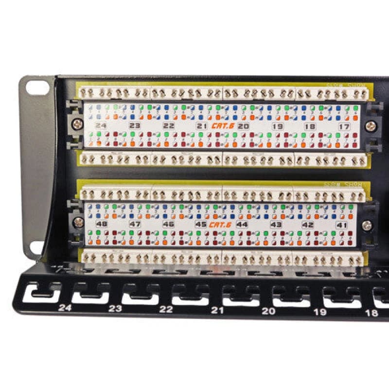 Cablenet Cablenet 48 Port Cat6 UTP 2u Patch Panel 72-3684