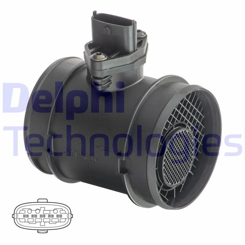 DELPHI Mass air flow sensor DELPHI AF10544-12B1