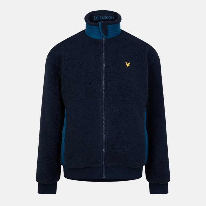 Lyle and Scott Shearling Jacket - Blue Blue XS