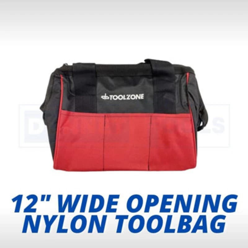 Toolzone 12" Wide Opening Toolbag KDPTB077