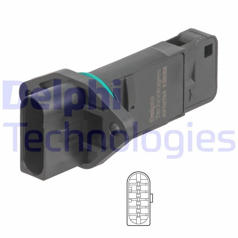 DELPHI Mass air flow sensor DELPHI AF10754-12B1