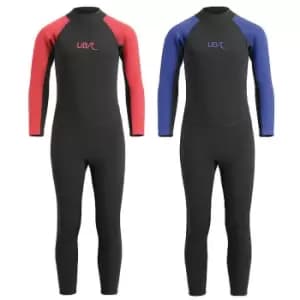 Ub Kids Sharptooth Long Wetsuit (black/Red, 5-6 Years)