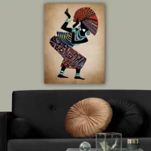 12658749254_70100 Multicolor Decorative Canvas Painting