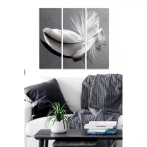 MDF2620157 Multicolor Decorative MDF Painting (3 Pieces)
