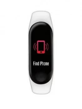 Reflex Active Series 1 Activity Tracker With Colour Touch Screen And White Silicone Strap