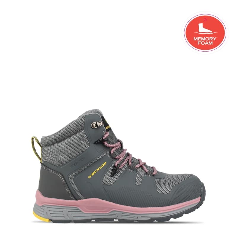 Dunlop Baltimore Womens Safety Boots - Grey Grey 4