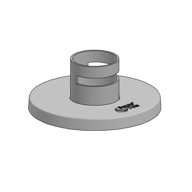 Ergonomic Solutions Pipe wih flnge cover