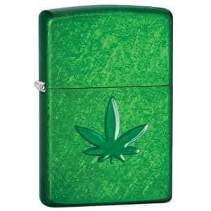 Zippo Marijuana Leaf Pipe Windproof Lighter