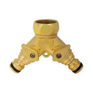CK Tools G7918 Watering Systems 2 Way Tap Connector 3/4"