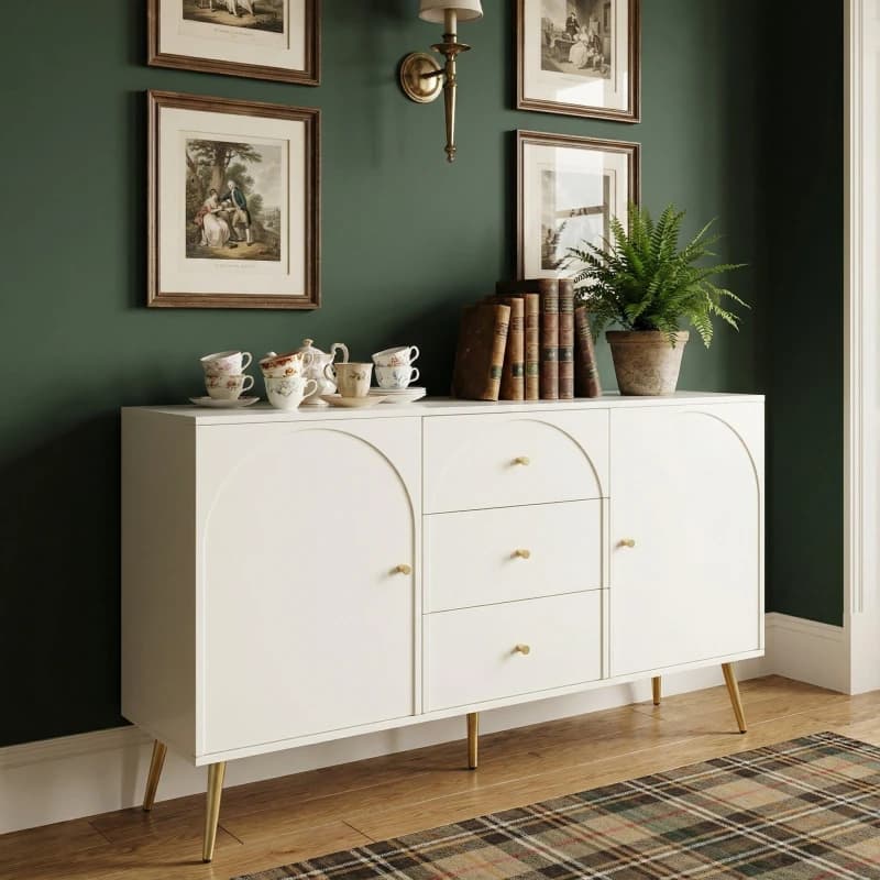 Urban Meuble Modern White Console Table White unisex One Size
