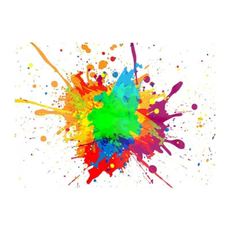 Warren Reed Designer Paint Splash Glass Chopping Board