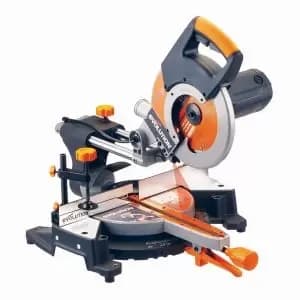 Evolution 1800W 110V 255mm Compound Mitre Saw Rage3Fp2551 Orange