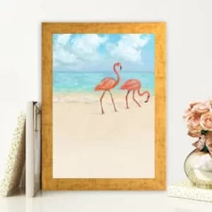AC432346597 Multicolor Decorative Framed MDF Painting