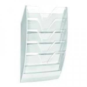 CEP Wall File 5 Compartment WhiteCrystal 154WHITE