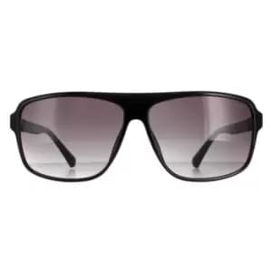 Rectangle Shiny Black Smoke Gradient GU00038