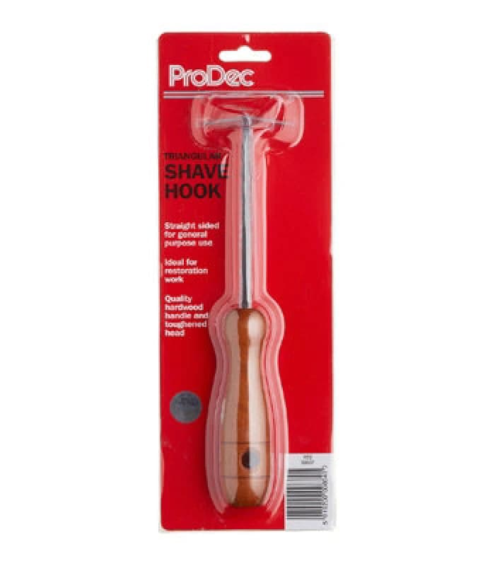Prodec Trianglar Shave Hook With Wooden Handle