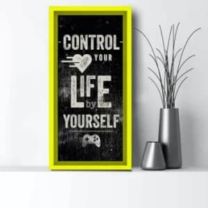 3060AHS-003 Multicolor Decorative Framed MDF Painting