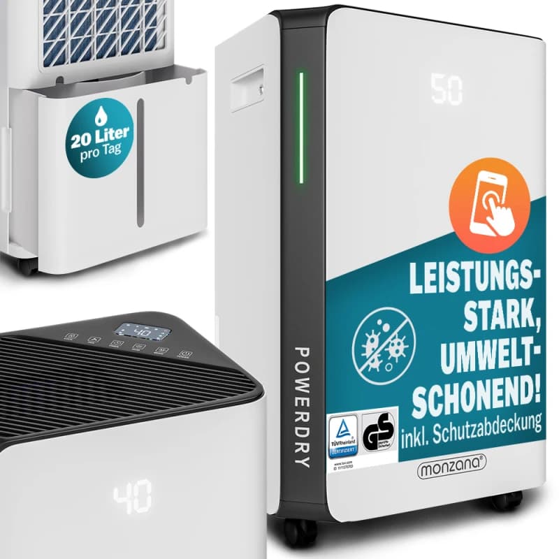 Electric dehumidifier 20L/day WiFi Smart Home App