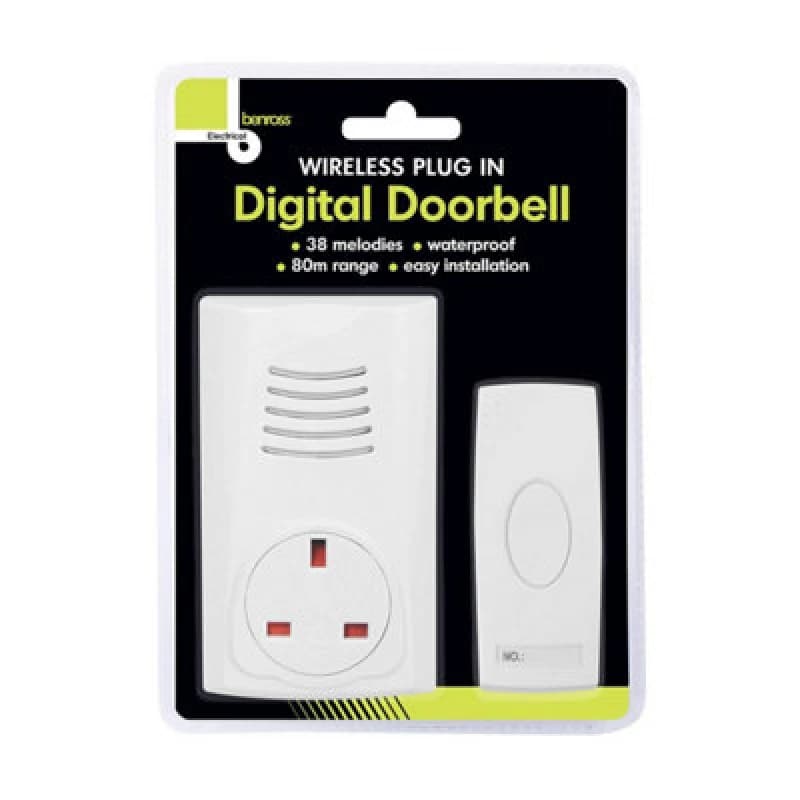 Benross Plug-In Wireless Door Chime