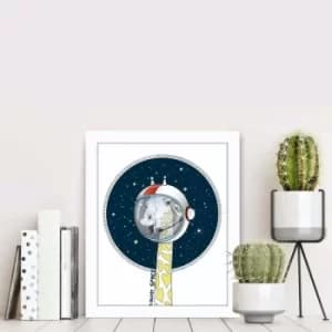 BCT-063 Multicolor Decorative Framed MDF Painting