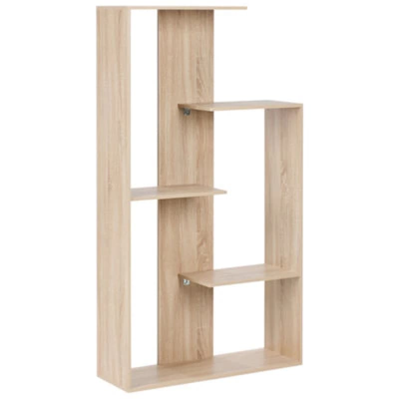 Beliani 3 Tier Bookcase Kahntah 163cm Light Brown