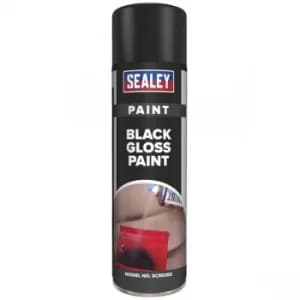 Sealey SCS025S Black Gloss Paint 500ml
