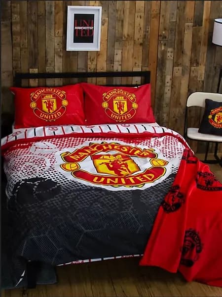 Manchester United FC Man United FC Double Panel Duvet Duvet Cover Sets Double Multi 38641199030