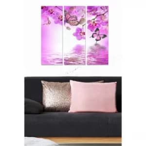 MDF40950 Multicolor Decorative MDF Painting (3 Pieces)