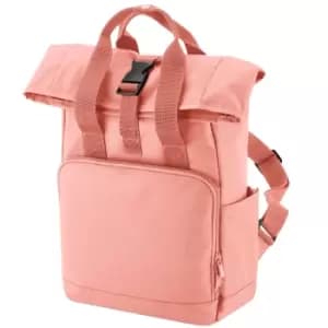 Bagbase Mini Recycled Twin Handle Backpack (One Size) (Blush Pink)