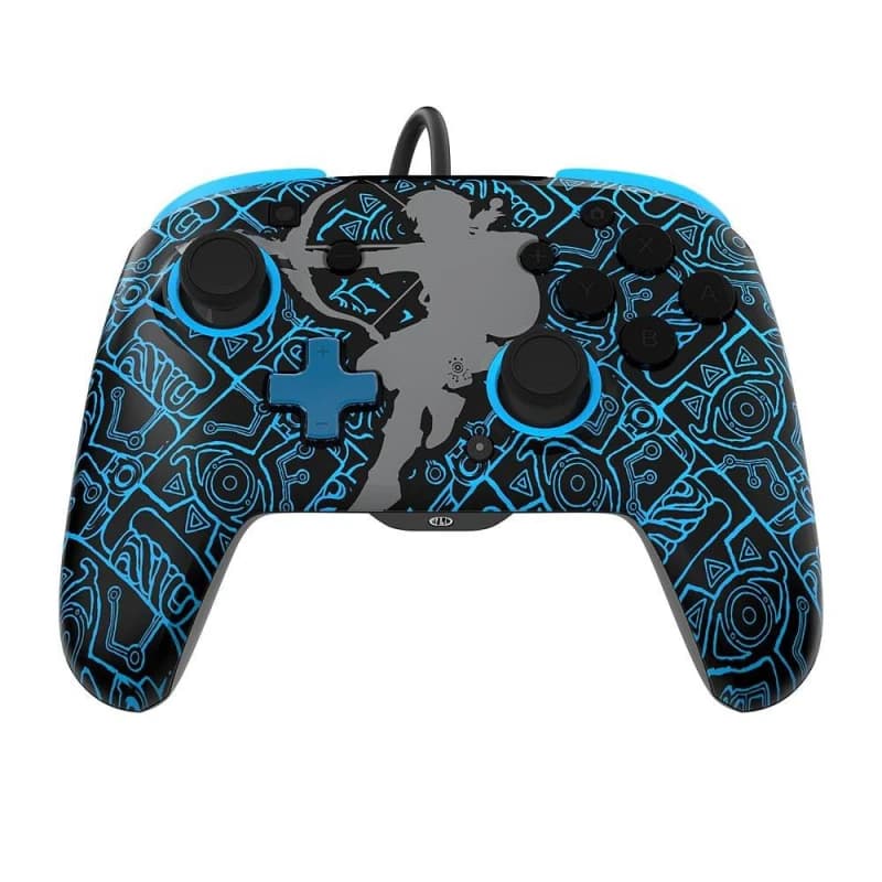 PDP PDP Rematch GLOW Wired Switch Controller - Link - Blue Blue One Size