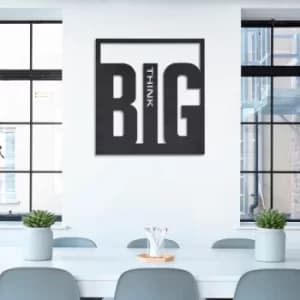 Big Think Black Decorative Metal Wall Accessory