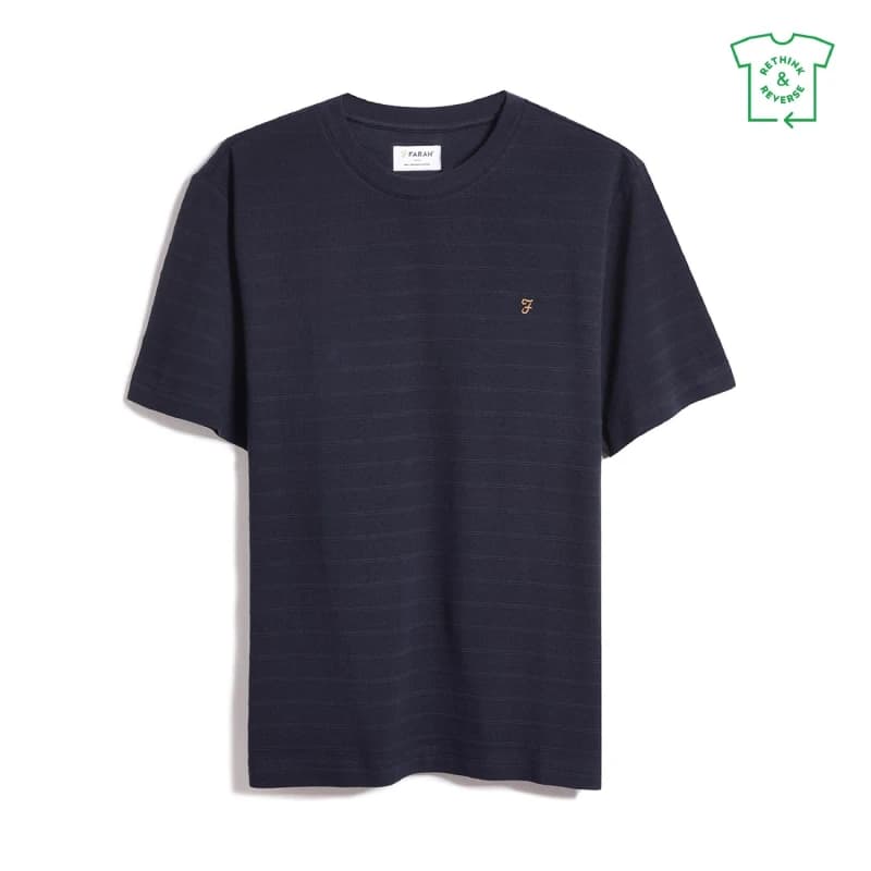 Farah Buster Stripe - Blue Blue XS