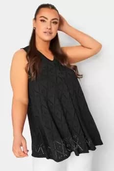 Broderie Vest Top