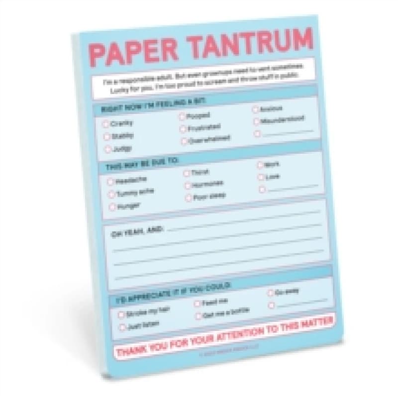 Knock Knock Paper Tantrum Nifty Note Pad (Pastel Version) Other printed item