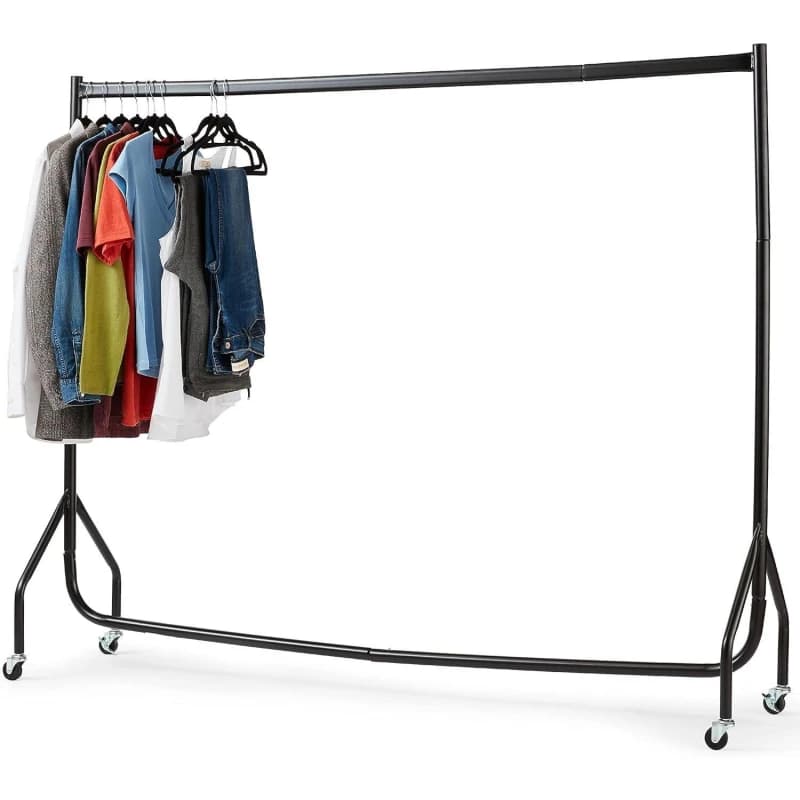 Studio Superior 5FT Long x 5FT Clothes Rail Black One Size