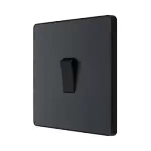 BG Evolve Matt Grey Single Intermediate Light Switch 20A 16Ax - PCDMG13B