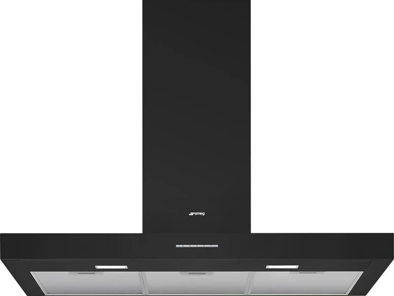 Smeg Universal KBT900NE 90cm Chimney Cooker Hood - Matte Black