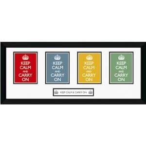 Keep Calm Framed Photographic Print