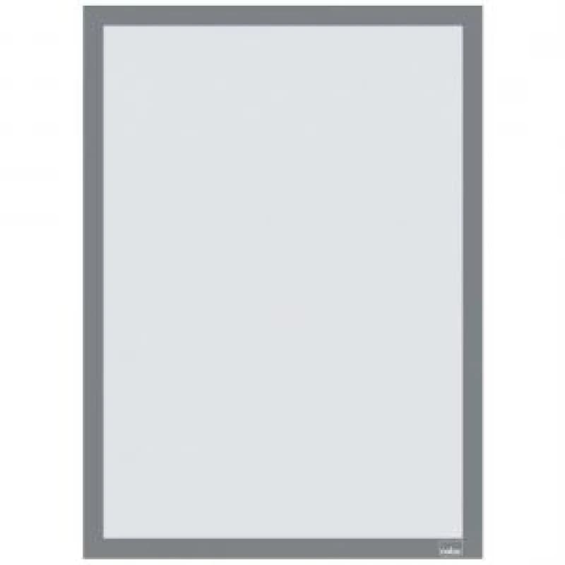 Nobo 1915699 Self - adhesive Magnetic Poster Frame A3 Silver