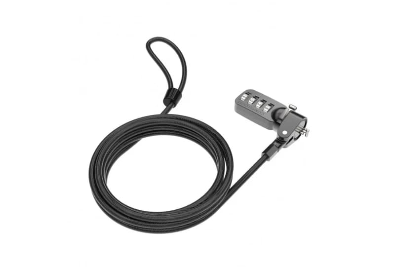 Compulocks Compulocks T-bar Security Combination Cable Lock Black CL37