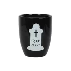 RIP Plant Gothic Plant Pot