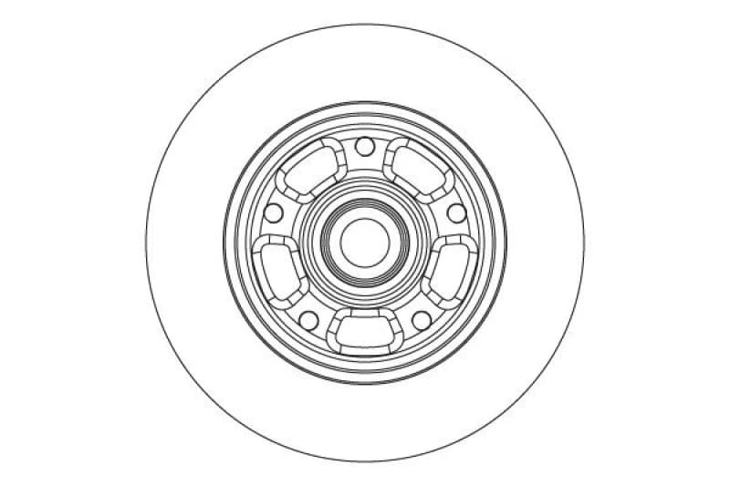 Brake disc TRW DF6549BS