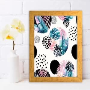 AC691276174 Multicolor Decorative Framed MDF Painting
