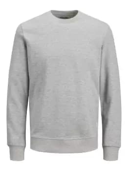 JACK & JONES Basic Crew Neck Sweatshirt Men Grey