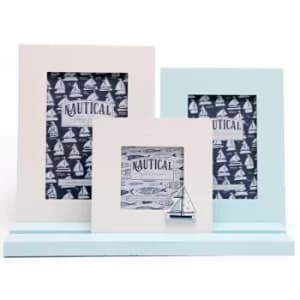 Boat Sea Life Three Frames on Tray