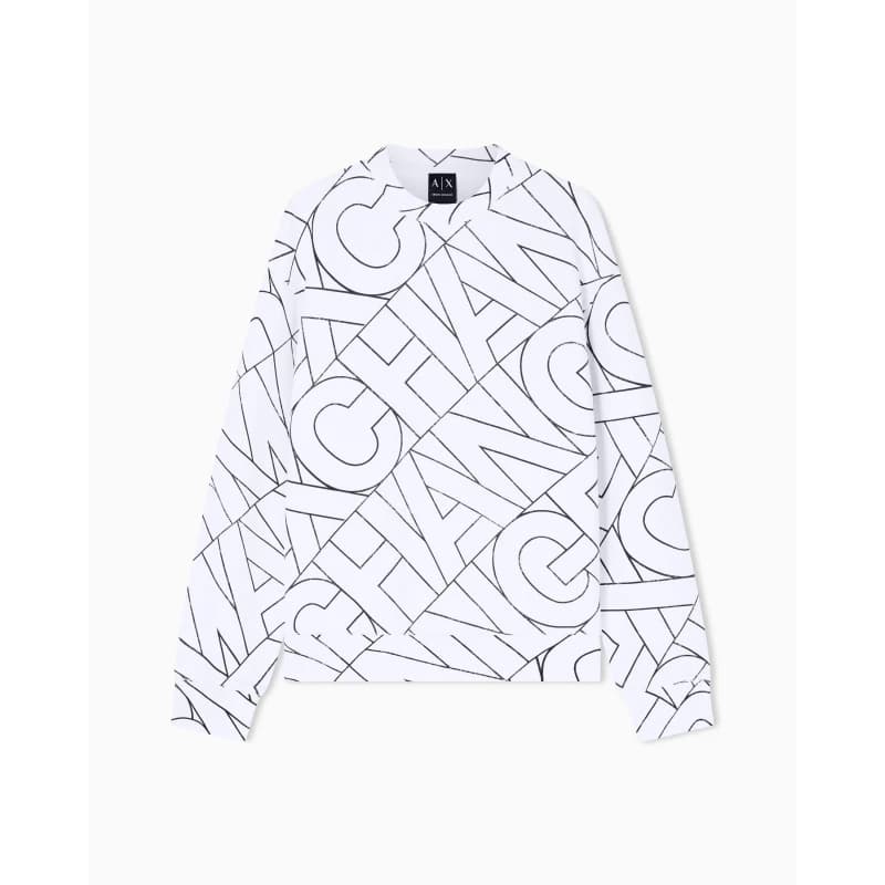 Armani Exchange SWEATSHIRT Ivory multi male L