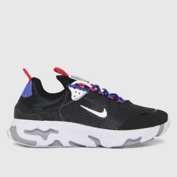 Nike Black & White React Live Trainers Youth