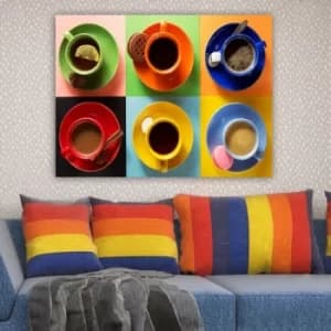 530084539_70100 Multicolor Decorative Canvas Painting