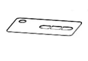 Zebra P1080383-201 printer/scanner spare part Nameplate